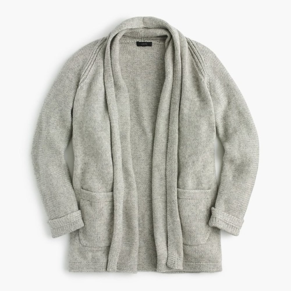 J.Crew long open cardigan sweater